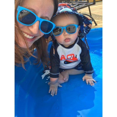 Roshambo Zack Morris Toddler zielone - okulary przeciwsłoneczne z polaryzacją 2+